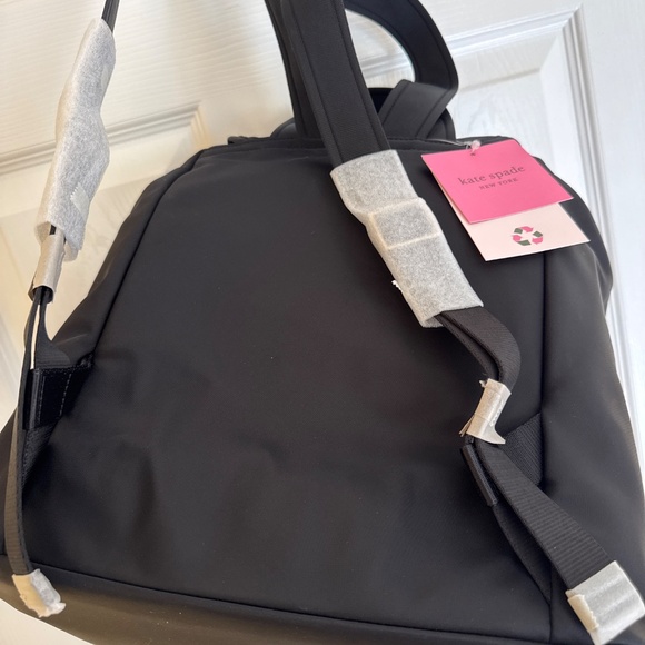 Kate Spade Sami black nylon drawstring backpack - Picture 6 of 7